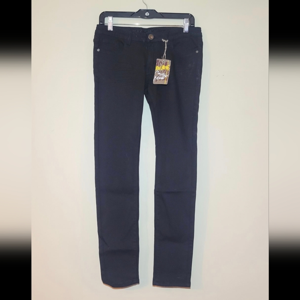 Womans Black Denim Machine Jeans size 29 brand new with tags nwt $20